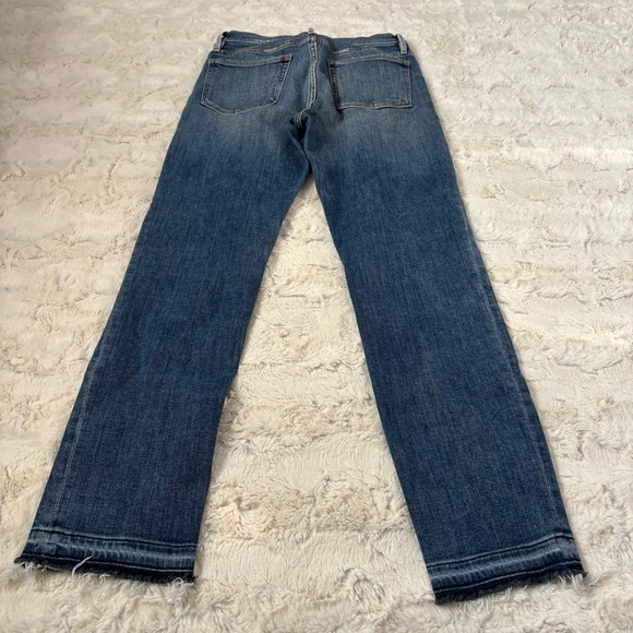 Frame Women's Size 25 Blue Le Nouveau Straight Front Split Jeans in Sheffield - Picture 6 of 6